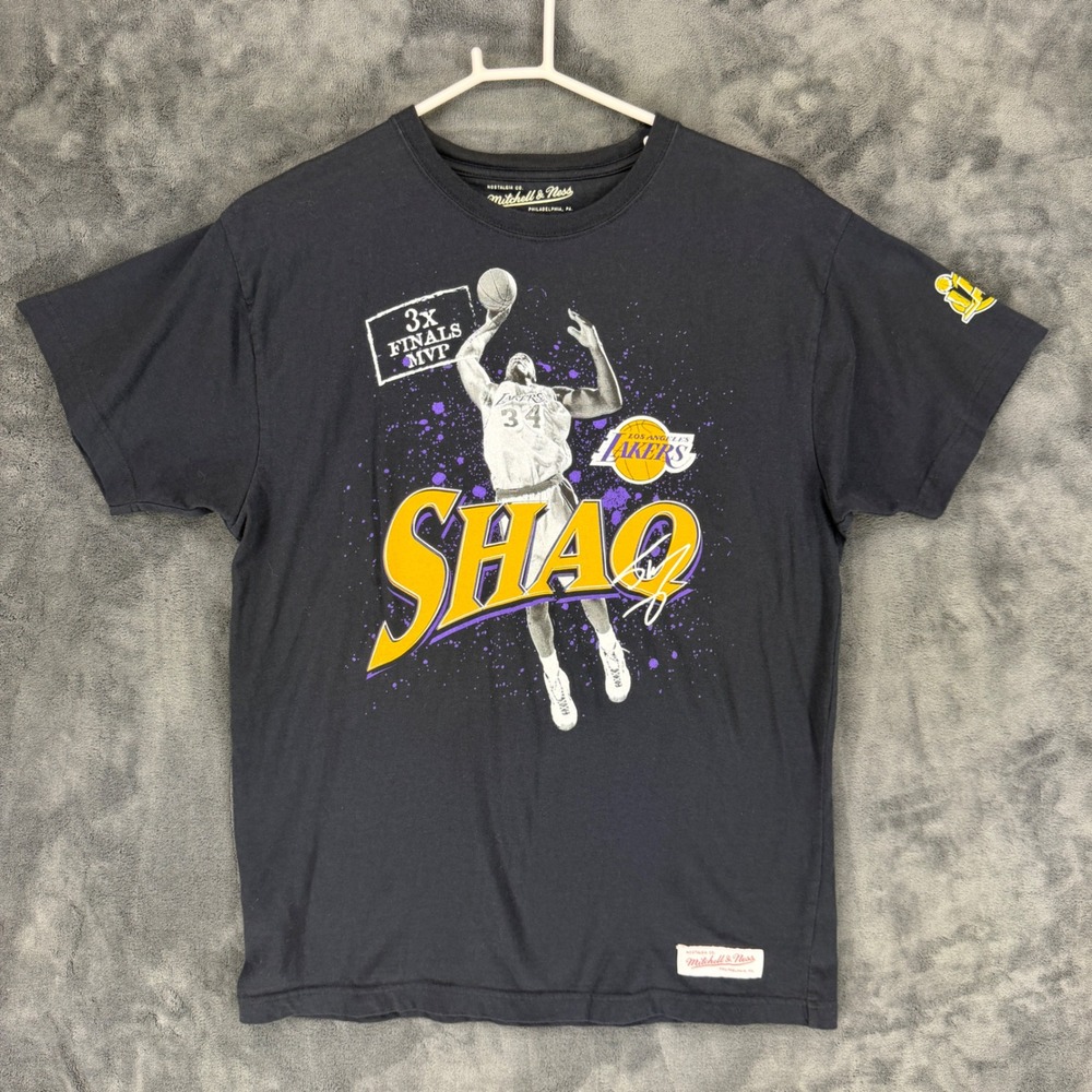 Mitchell & Ness Shaq Los Angeles Lakers 2002‎ 3x Finals MVP Shirt Mens M